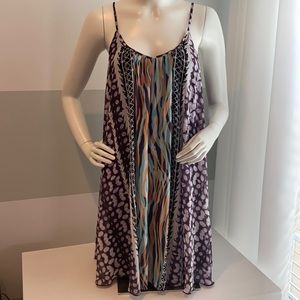 Express multi-color/pattern dress